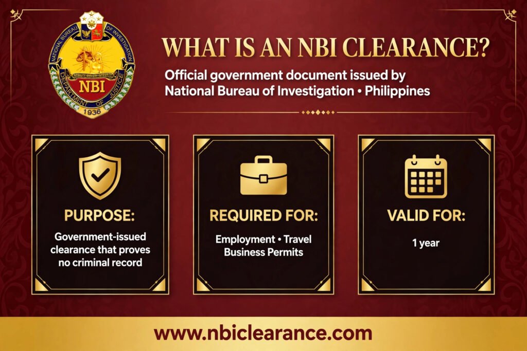 What is An NBI Clearance