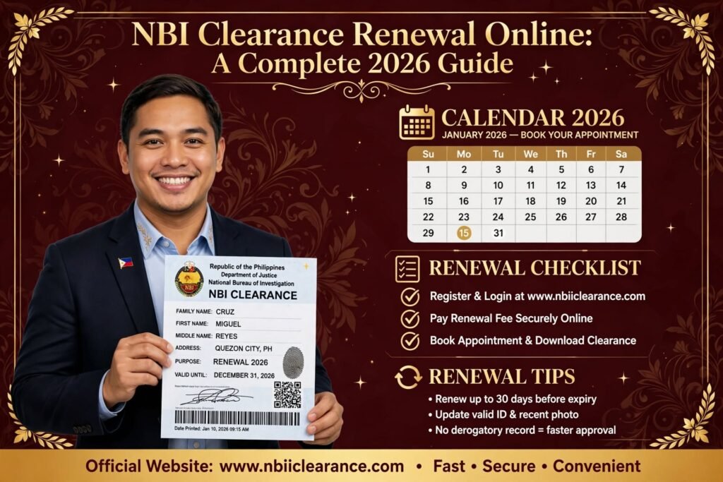 NBI Clearance Renewal Online: A Complete 2026 Guide