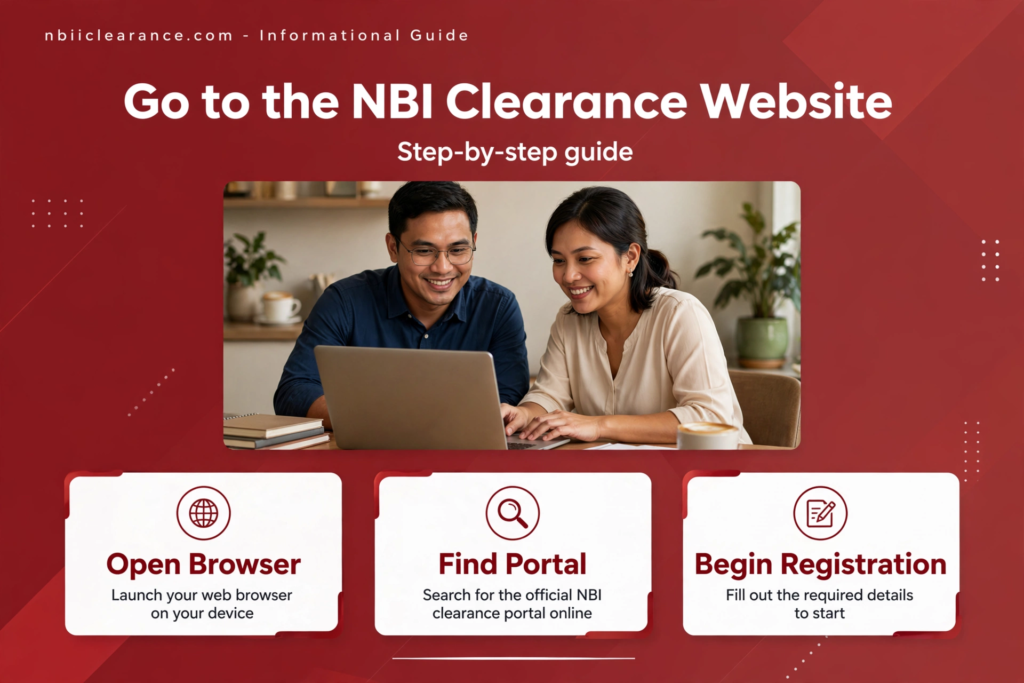 Go to the official NBI Clearance website